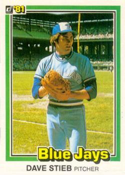 #582 Dave Stieb - Toronto Blue Jays - 1981 Donruss Baseball