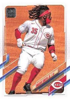 #582 Dwight Smith Jr. - Cincinnati Reds - 2021 Topps Baseball