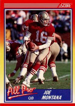 #582 Joe Montana - San Francisco 49ers - 1990 Score Football
