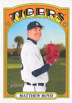 #582 Matthew Boyd - Detroit Tigers - 2021 Topps Heritage Baseball