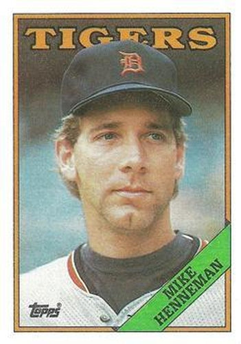 #582 Mike Henneman - Detroit Tigers - 1988 Topps Baseball