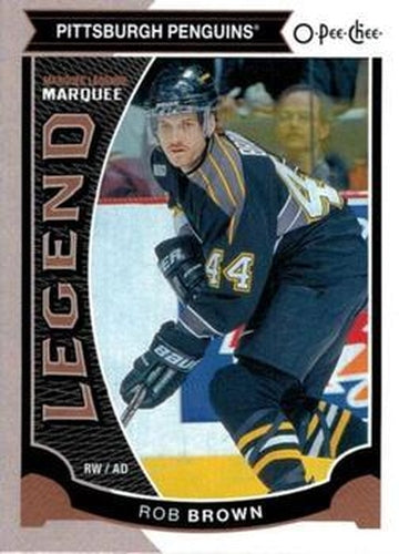 #582 Rob Brown - Pittsburgh Penguins - 2015-16 O-Pee-Chee Hockey