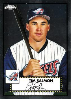 #582 Tim Salmon - Los Angeles Angels - 2021 Topps Chrome Platinum Anniversary Baseball