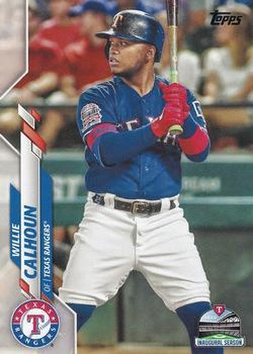#582 Willie Calhoun - Texas Rangers - 2020 Topps Baseball