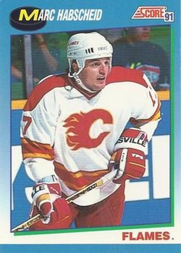 #583 Marc Habscheid - Calgary Flames - 1991-92 Score Canadian Hockey