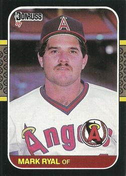 #583 Mark Ryal - California Angels - 1987 Donruss Baseball