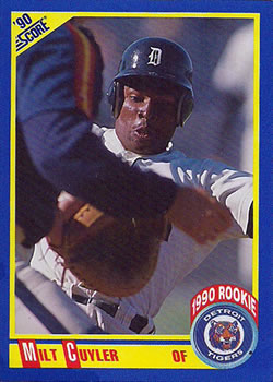 #583 Milt Cuyler - Detroit Tigers - 1990 Score Baseball