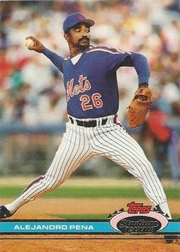 #583 Alejandro Pena - New York Mets - 1991 Stadium Club Baseball