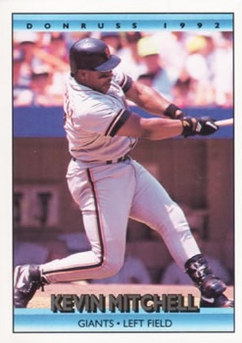 #583 Kevin Mitchell - San Francisco Giants - 1992 Donruss Baseball