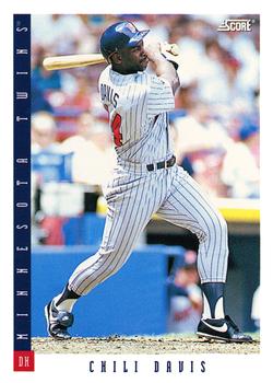 #583 Chili Davis - Minnesota Twins - 1993 Score Baseball
