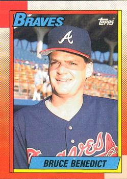 #583 Bruce Benedict - Atlanta Braves - 1990 O-Pee-Chee Baseball