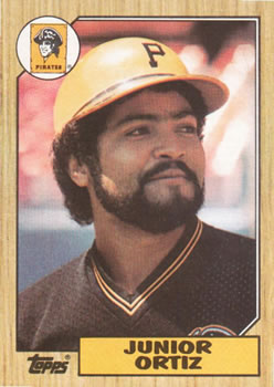 #583 Junior Ortiz - Pittsburgh Pirates - 1987 Topps Baseball