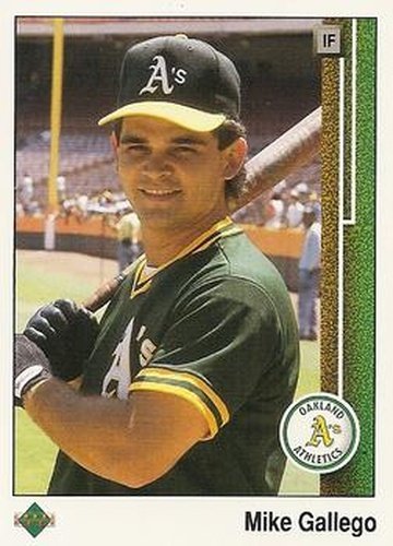 #583 Mike Gallego - Oakland Athletics - 1989 Upper Deck Baseball