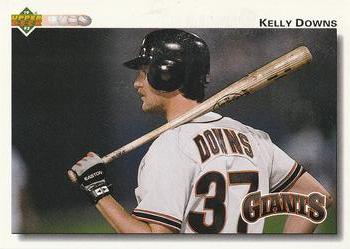 #583 Kelly Downs - San Francisco Giants - 1992 Upper Deck Baseball