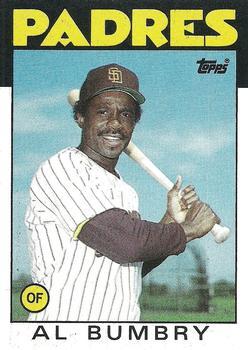 #583 Al Bumbry - San Diego Padres - 1986 Topps Baseball