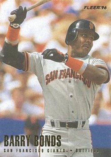 #583 Barry Bonds - San Francisco Giants - 1996 Fleer Baseball