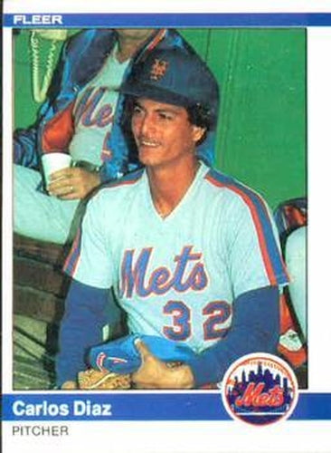 #583 Carlos Diaz - New York Mets - 1984 Fleer Baseball