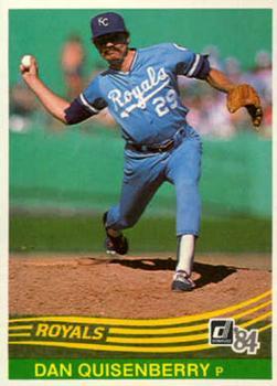#583 Dan Quisenberry - Kansas City Royals - 1984 Donruss Baseball