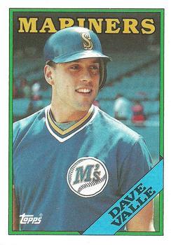 #583 Dave Valle - Seattle Mariners - 1988 Topps Baseball