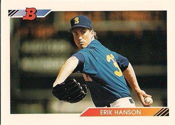 #583 Erik Hanson - Seattle Mariners - 1992 Bowman Baseball