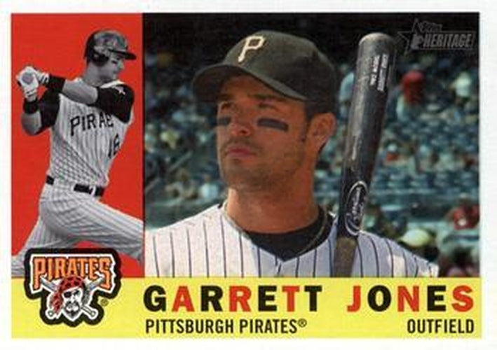 #583 Garrett Jones - Pittsburgh Pirates - 2009 Topps Heritage Baseball