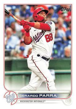 #583 Gerardo Parra - Washington Nationals - 2022 Topps Baseball