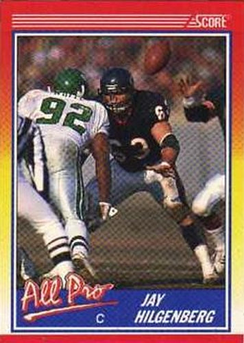 #583 Jay Hilgenberg - Chicago Bears - 1990 Score Football