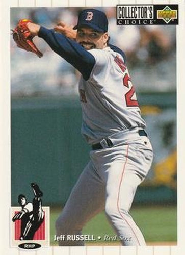 #583 Jeff Russell - Boston Red Sox - 1994 Collector's Choice Baseball