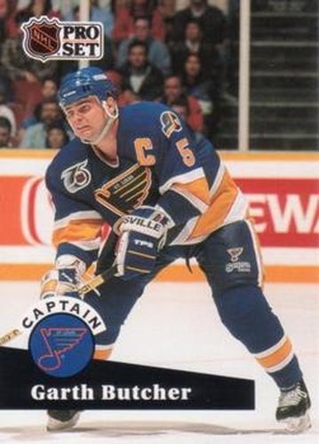 #583 Garth Butcher - 1991-92 Pro Set Hockey
