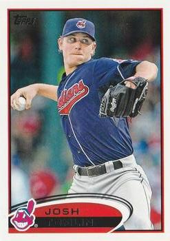 #583 Josh Tomlin - Cleveland Indians - 2012 Topps Baseball