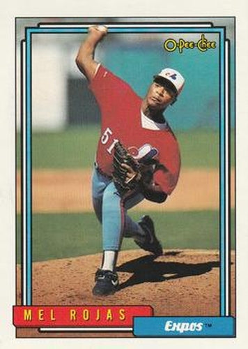 #583 Mel Rojas - Montreal Expos - 1992 O-Pee-Chee Baseball