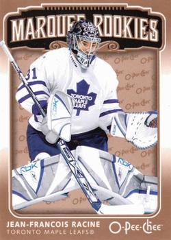 #583 Jean-Francois Racine - Toronto Maple Leafs - 2006-07 O-Pee-Chee Hockey