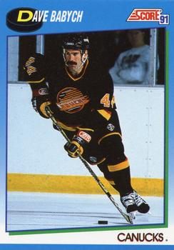#584 Dave Babych - Vancouver Canucks - 1991-92 Score Canadian Hockey