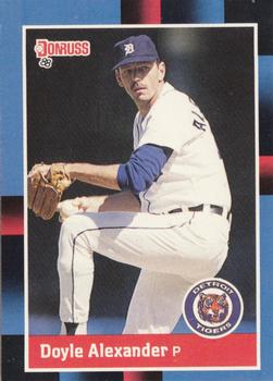 #584 Doyle Alexander - Detroit Tigers - 1988 Donruss Baseball