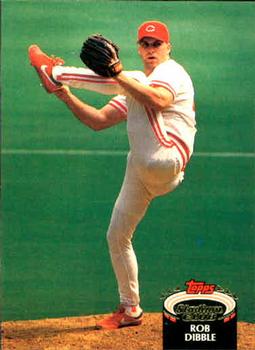#584 Rob Dibble - Cincinnati Reds - 1992 Stadium Club Baseball