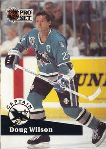 #584 Doug Wilson - 1991-92 Pro Set Hockey