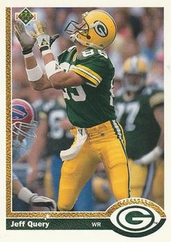 #584 Jeff Query - Green Bay Packers - 1991 Upper Deck Football