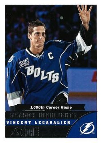 #584 Vincent Lecavalier - Tampa Bay Lightning - 2013-14 Score Hockey