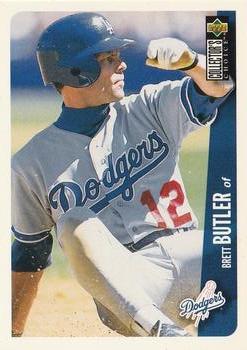 #584 Brett Butler - Los Angeles Dodgers - 1996 Collector's Choice Baseball