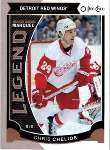 #584 Chris Chelios - Detroit Red Wings - 2015-16 O-Pee-Chee Hockey