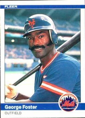 #584 George Foster - New York Mets - 1984 Fleer Baseball