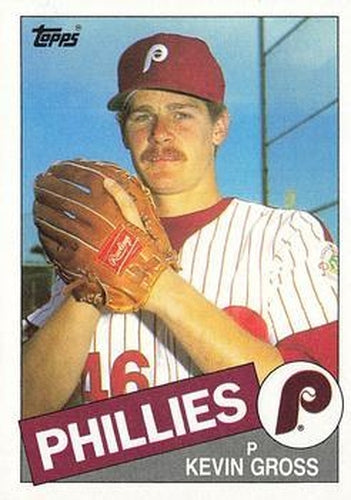 #584 Kevin Gross - Philadelphia Phillies - 1985 Topps Baseball