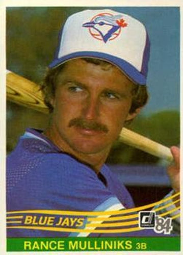 #584 Rance Mulliniks - Toronto Blue Jays - 1984 Donruss Baseball