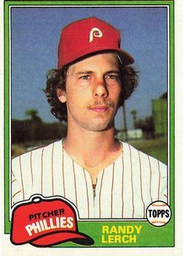 #584 Randy Lerch - Philadelphia Phillies - 1981 Topps Baseball