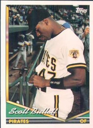 #584 Scott Bullett - Pittsburgh Pirates - 1994 Topps Baseball