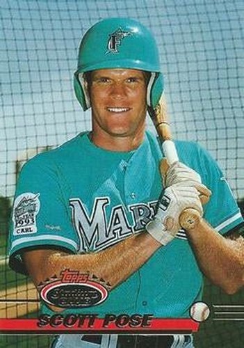 #584 Scott Pose - Florida Marlins - 1993 Stadium Club Baseball