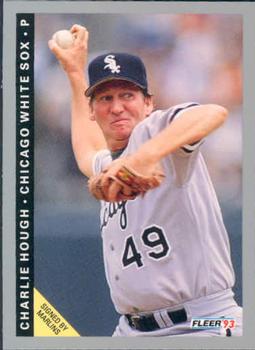 #584 Charlie Hough - Florida Marlins - 1993 Fleer Baseball