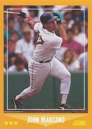 #584 John Marzano - Boston Red Sox - 1988 Score Baseball