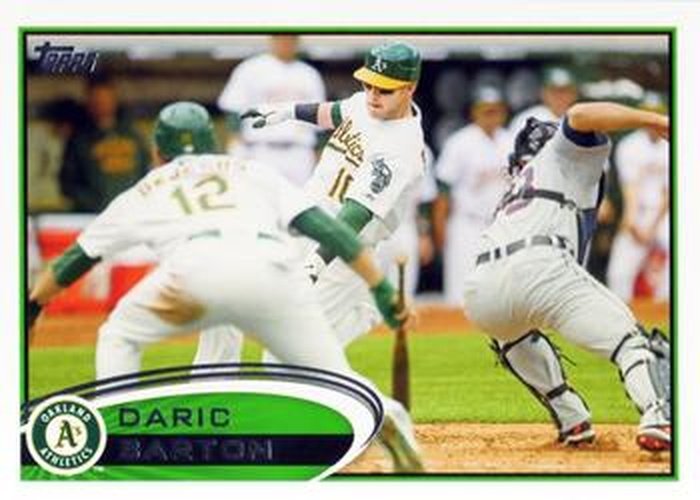 #584 Daric Barton - Oakland Athletics - 2012 Topps Baseball