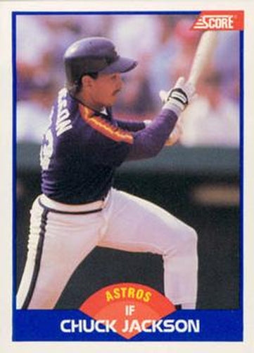 #584 Chuck Jackson - Houston Astros - 1989 Score Baseball